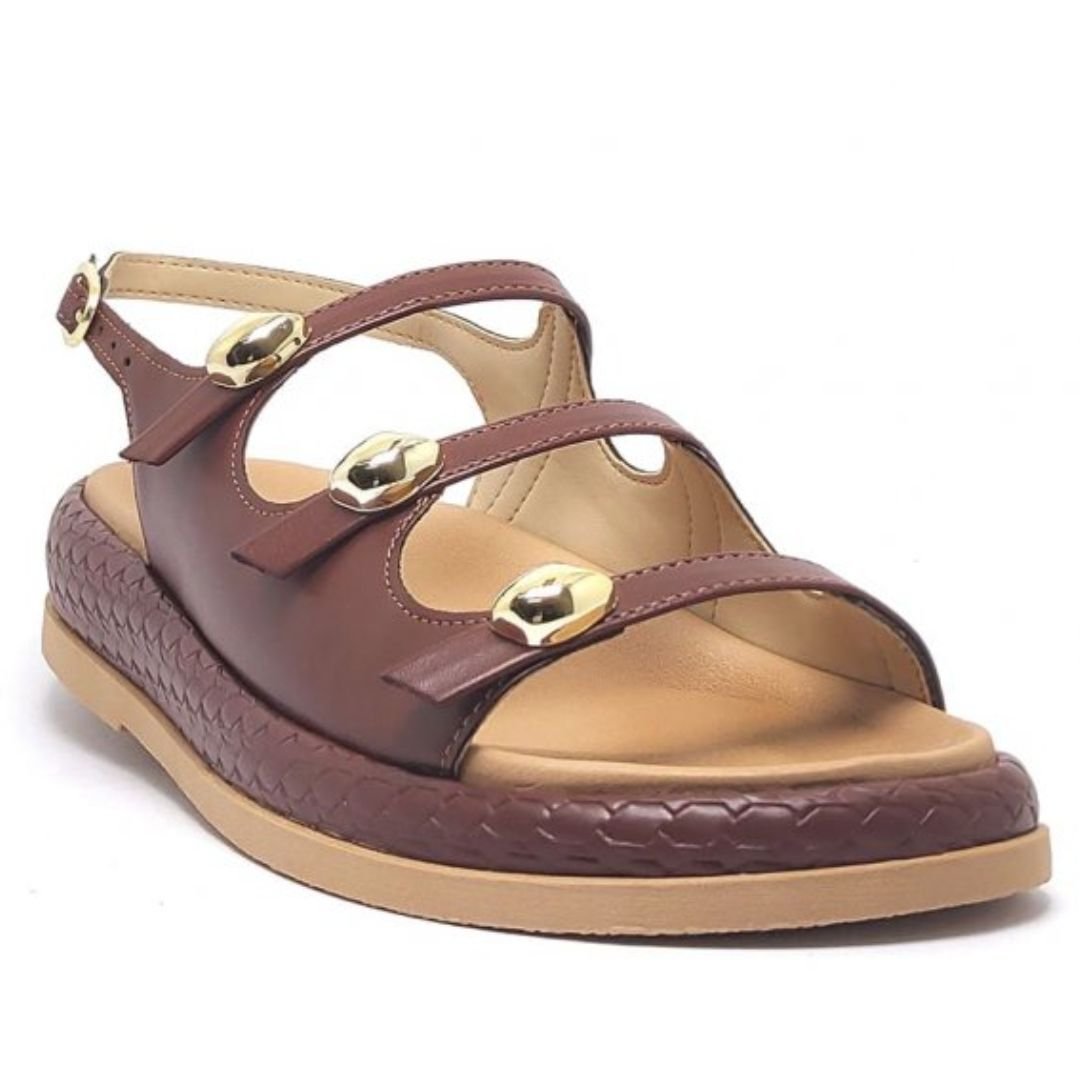Sandalia Ramarim Rum Feminino Original 25-55205 Marrom 3