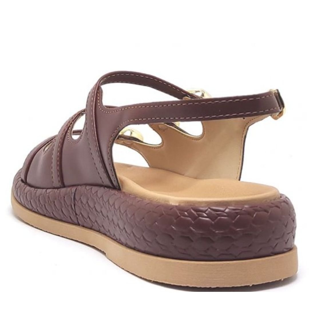 Sandalia Ramarim Rum Feminino Original 25-55205 Marrom 4