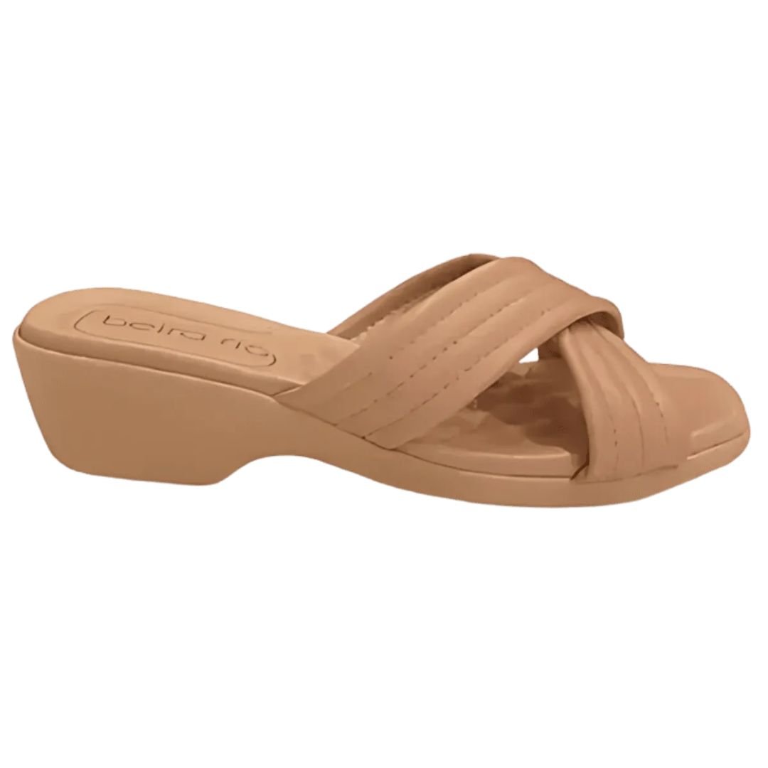 Tamanco Beira Rio Nude Feminino Original 8527.116