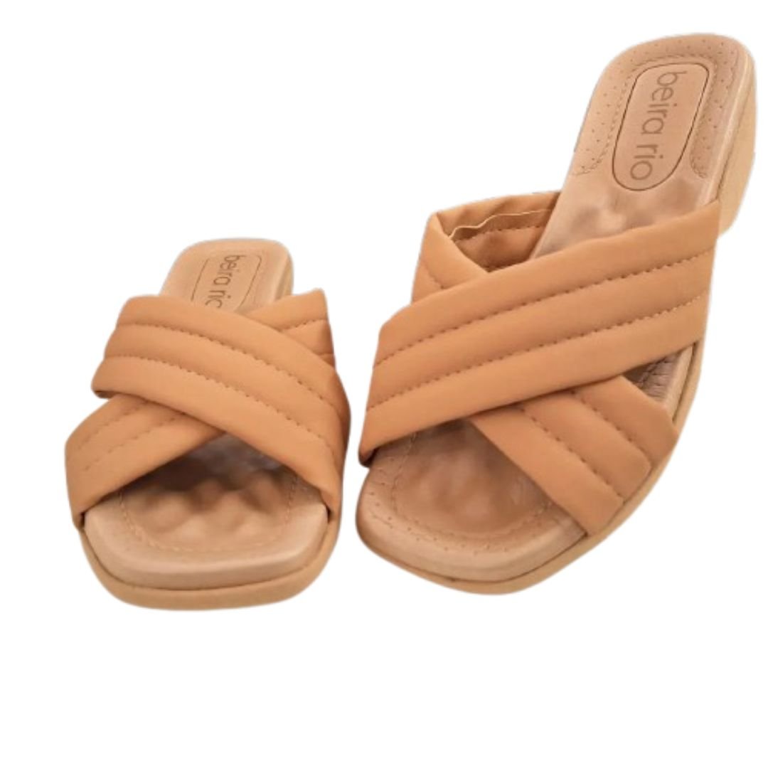 Tamanco Beira Rio Nude Feminino Original 8527.116 Nude 2