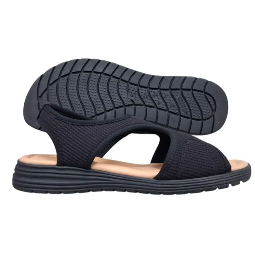 Sandalia Comfort Flex Preto Feminino Original 2651402 Preto 3