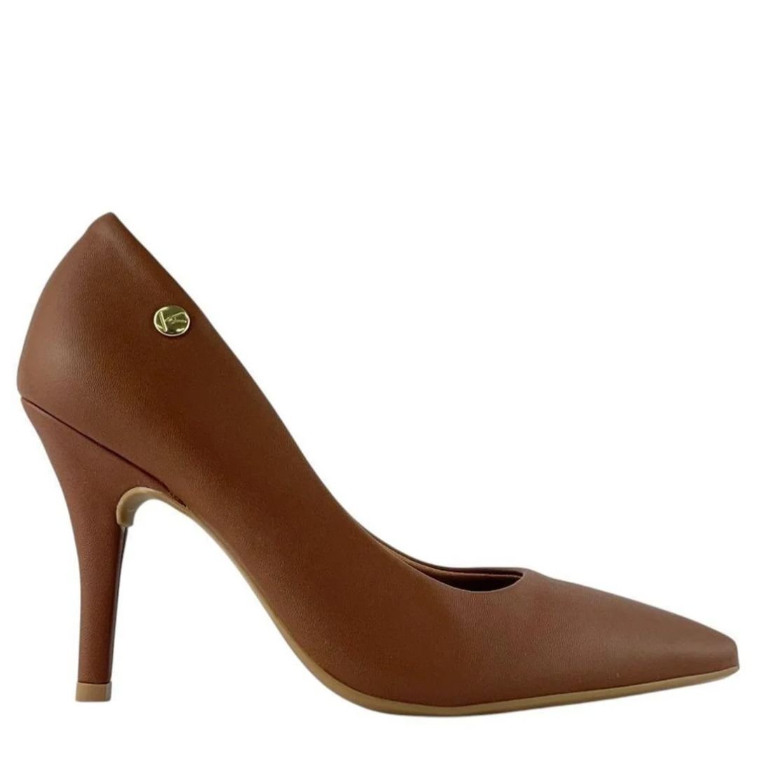 Scarpin Napa Vizzano Capuccino Feminino Original 1184.1101
