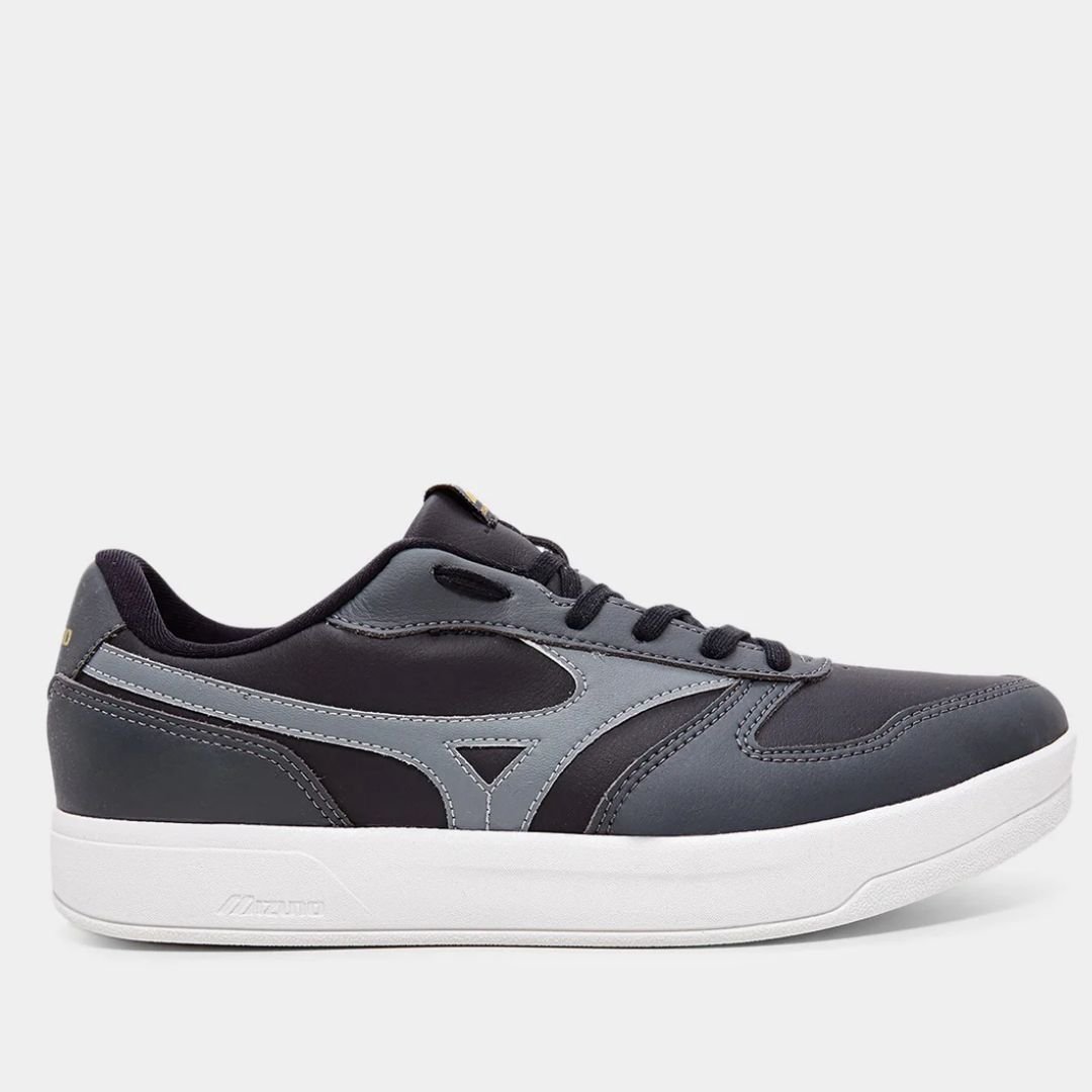 Tenis Mizuno Preto Cinza Masculino Street Wind Casual Original
