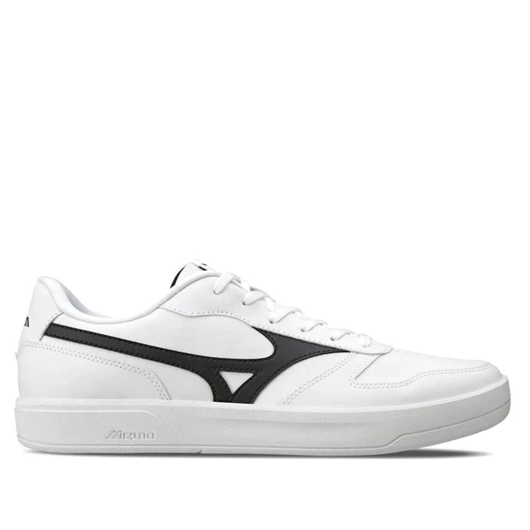 Tenis Mizuno Branco Preto Masculino Street Wind Casual Original