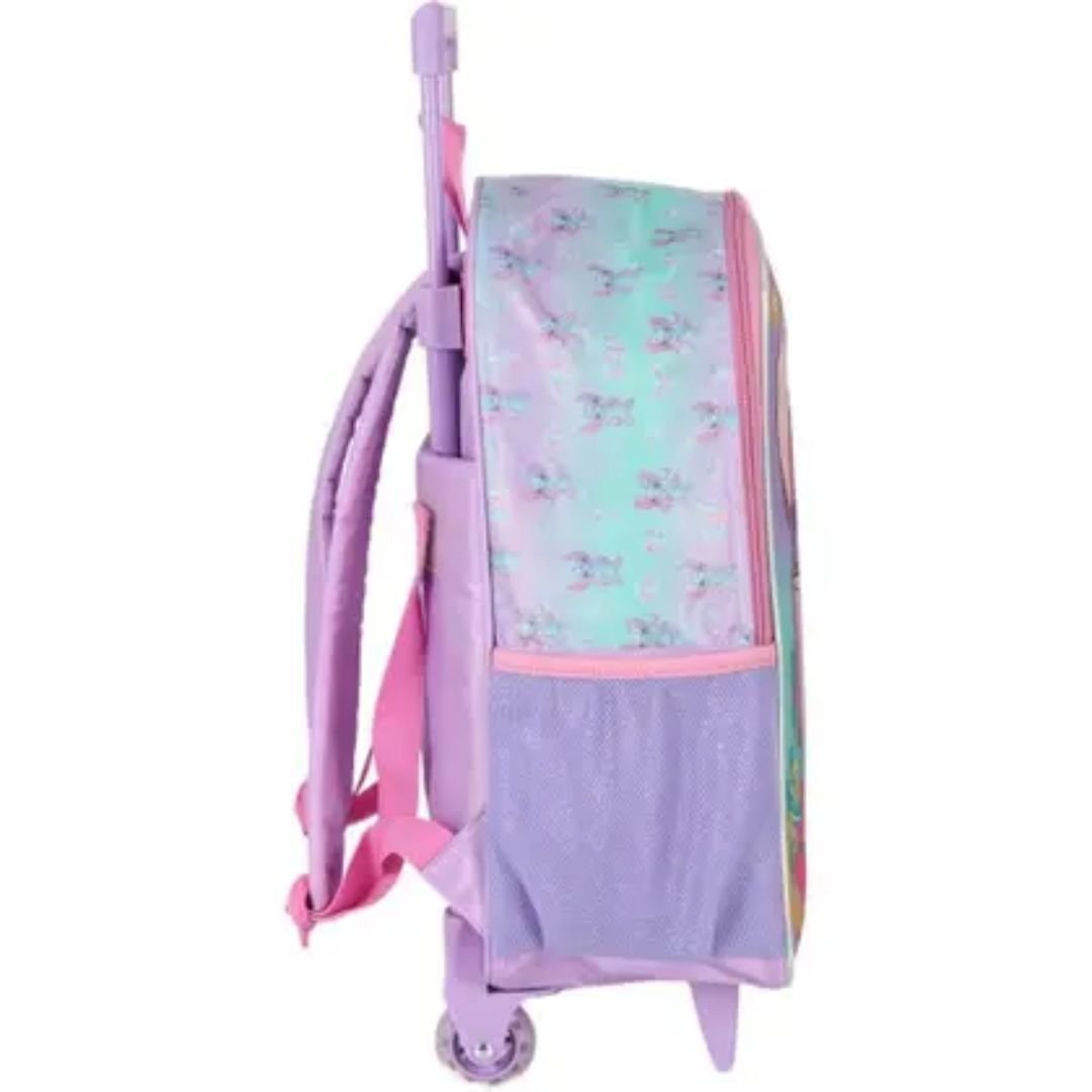 Mochila Luxcel Roxo Lilas Menina De Rodinha Stitch Original IC42382 Lilás 4