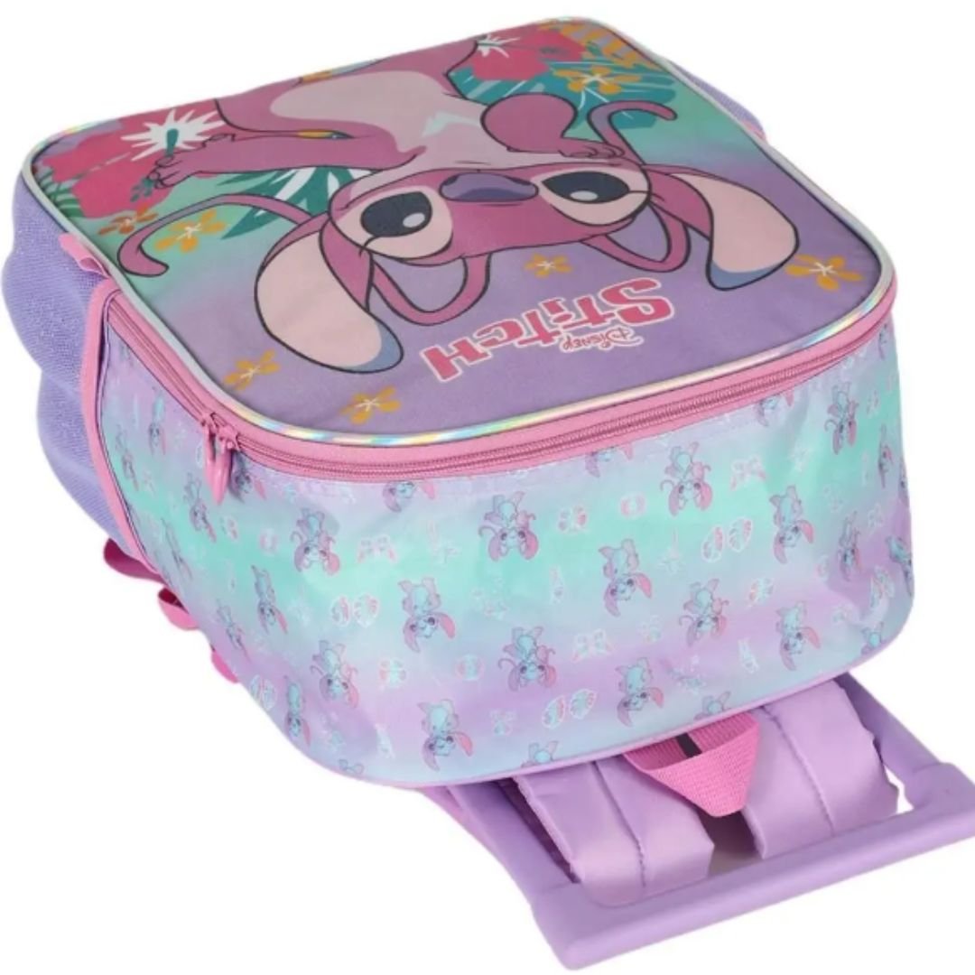 Mochila Luxcel Roxo Lilas Menina De Rodinha Stitch Original IC42382 Lilás 5