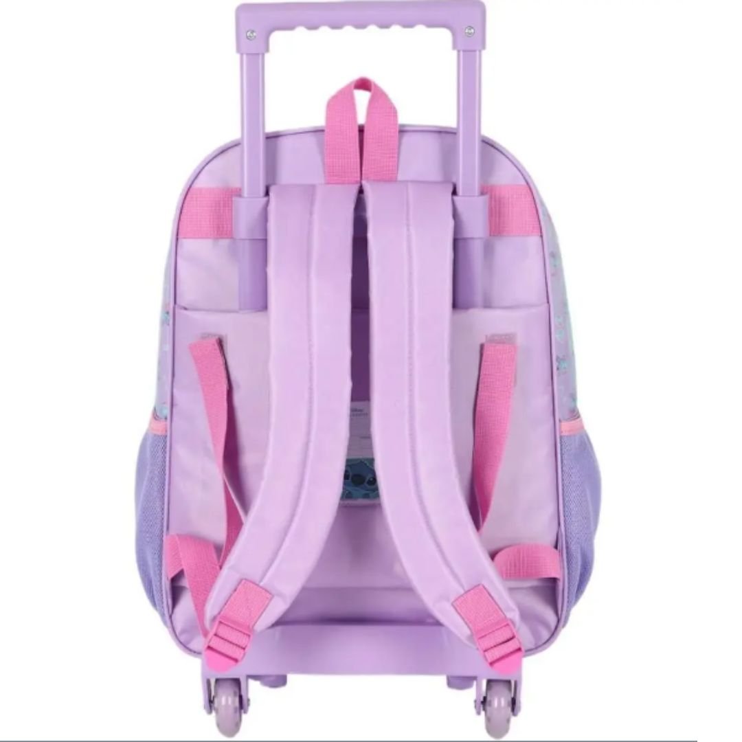 Mochila Luxcel Roxo Lilas Menina De Rodinha Stitch Original IC42382 Lilás 6