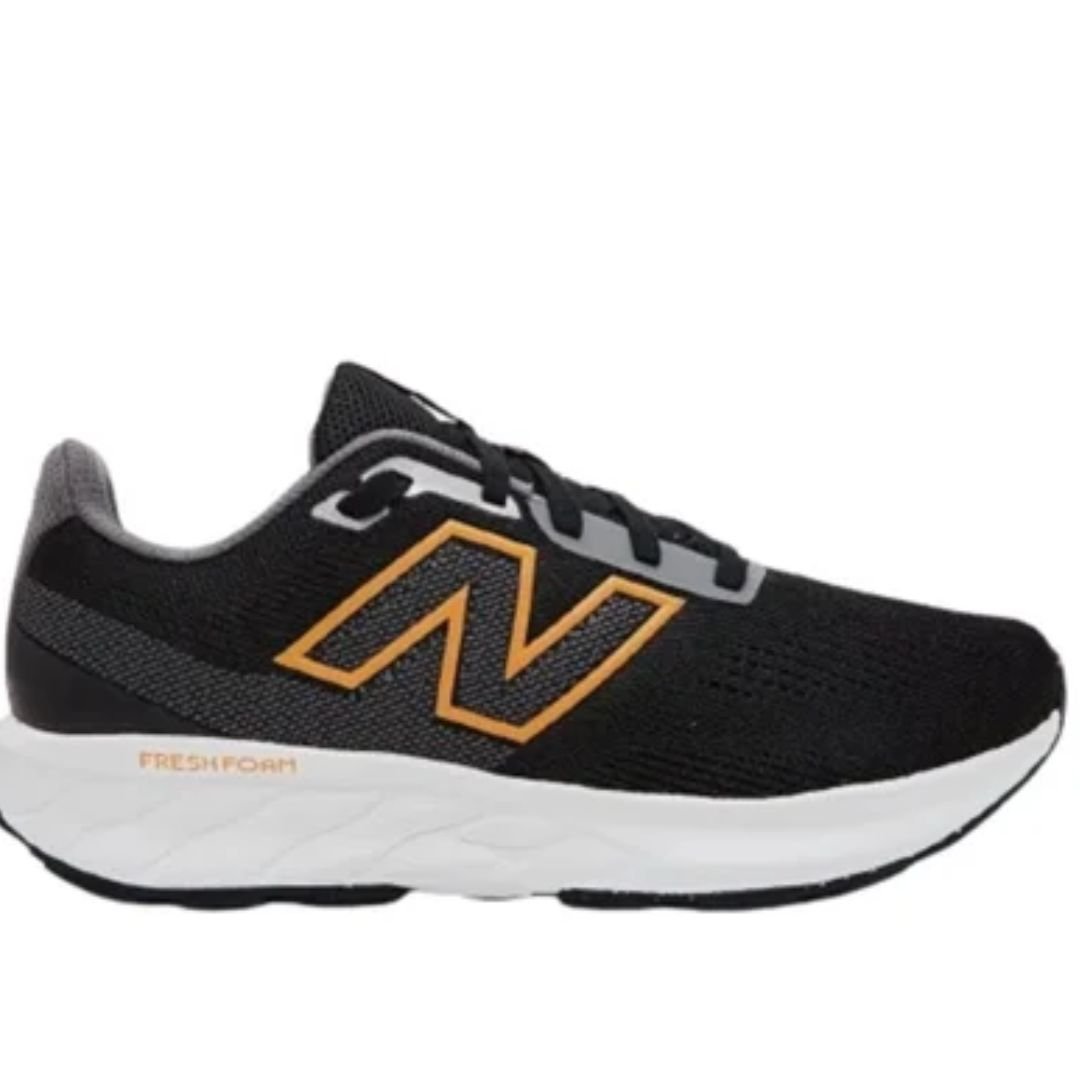 Tenis New Balance Preto Laranja Masculino Original 520 V9