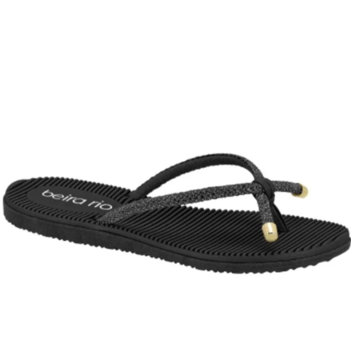 Chinelo Beira Rio Preto Feminino 8395.227