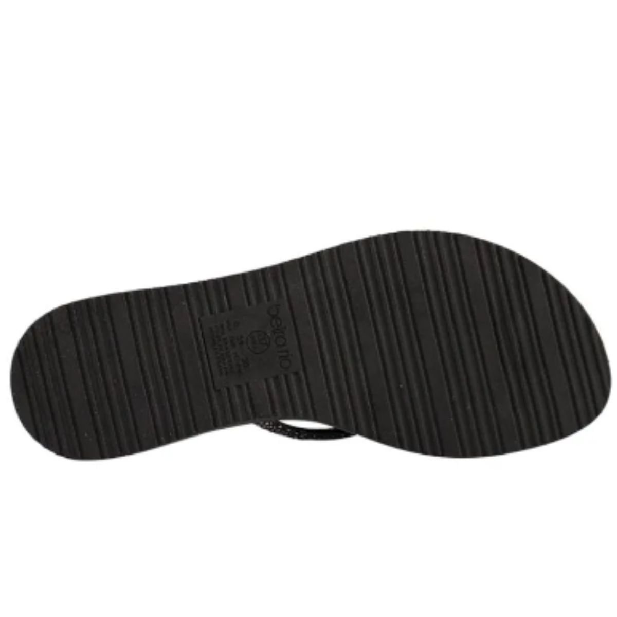 Chinelo Beira Rio Preto Feminino 8395.227 Preto 3