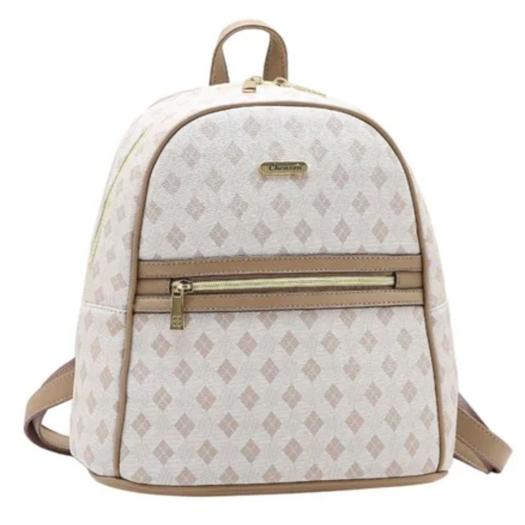 Mochila Chenson Bege Feminino Original 5897