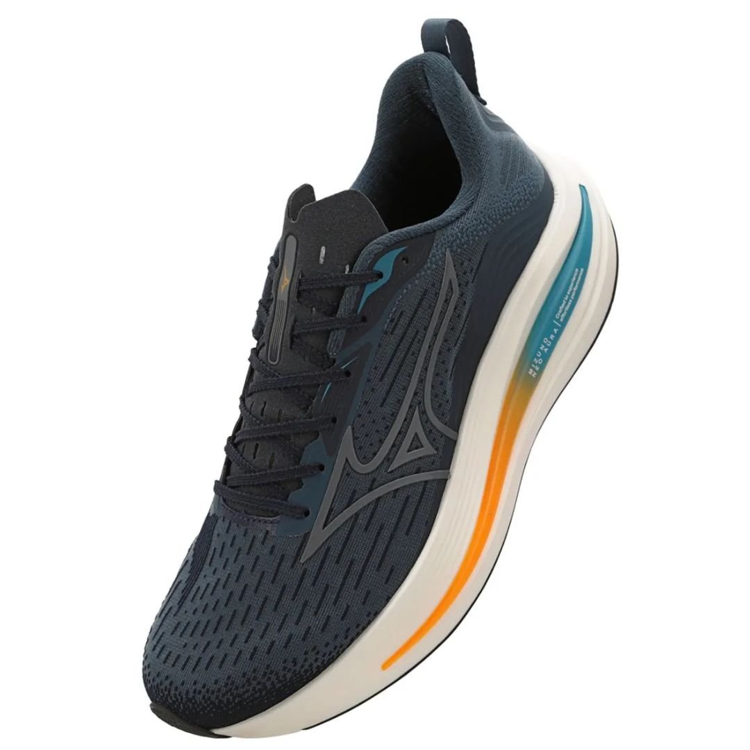 Tenis Mizuno Petroleo Masculino Neo Aura Original Petróleo 5