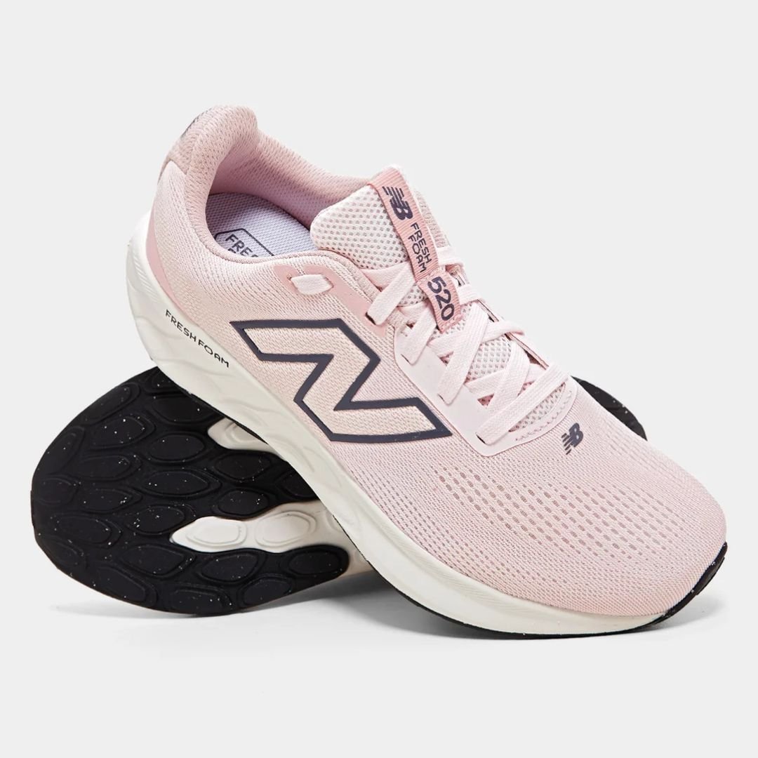Tenis New Balance Rosa Claro Feminino Original 520 V9 Rosa Claro 7