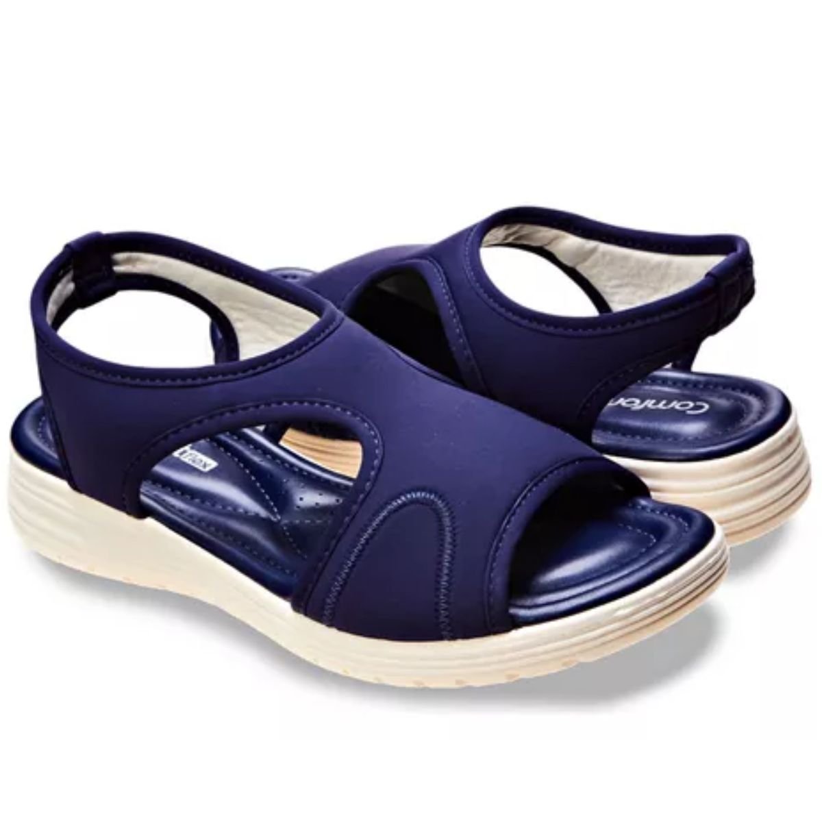 Sandalia Comfort Flex Marinho Feminino Original 25-51302 Marinho 2