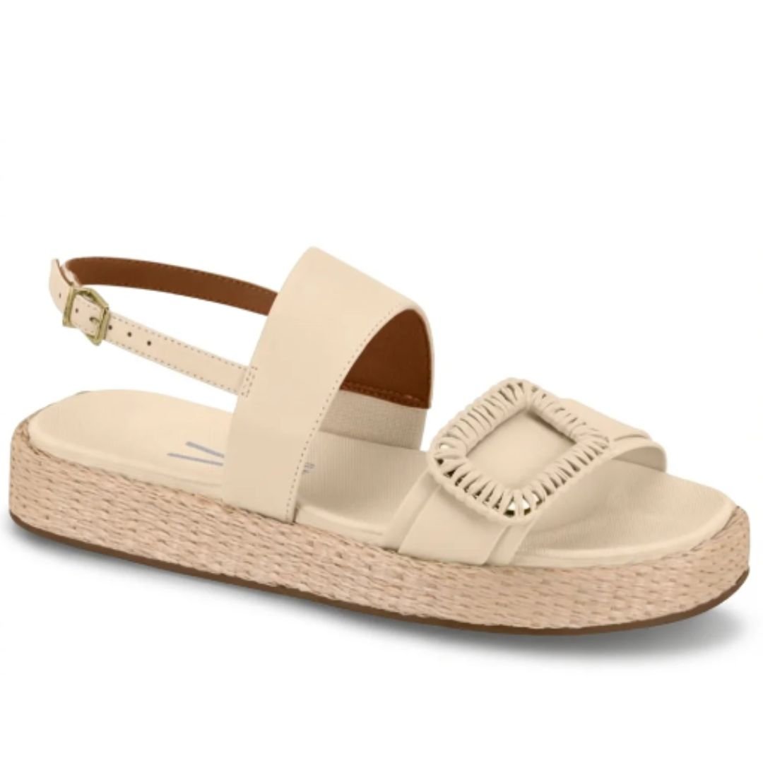 Sandalia Vizzano Creme Feminino Original 6506.129