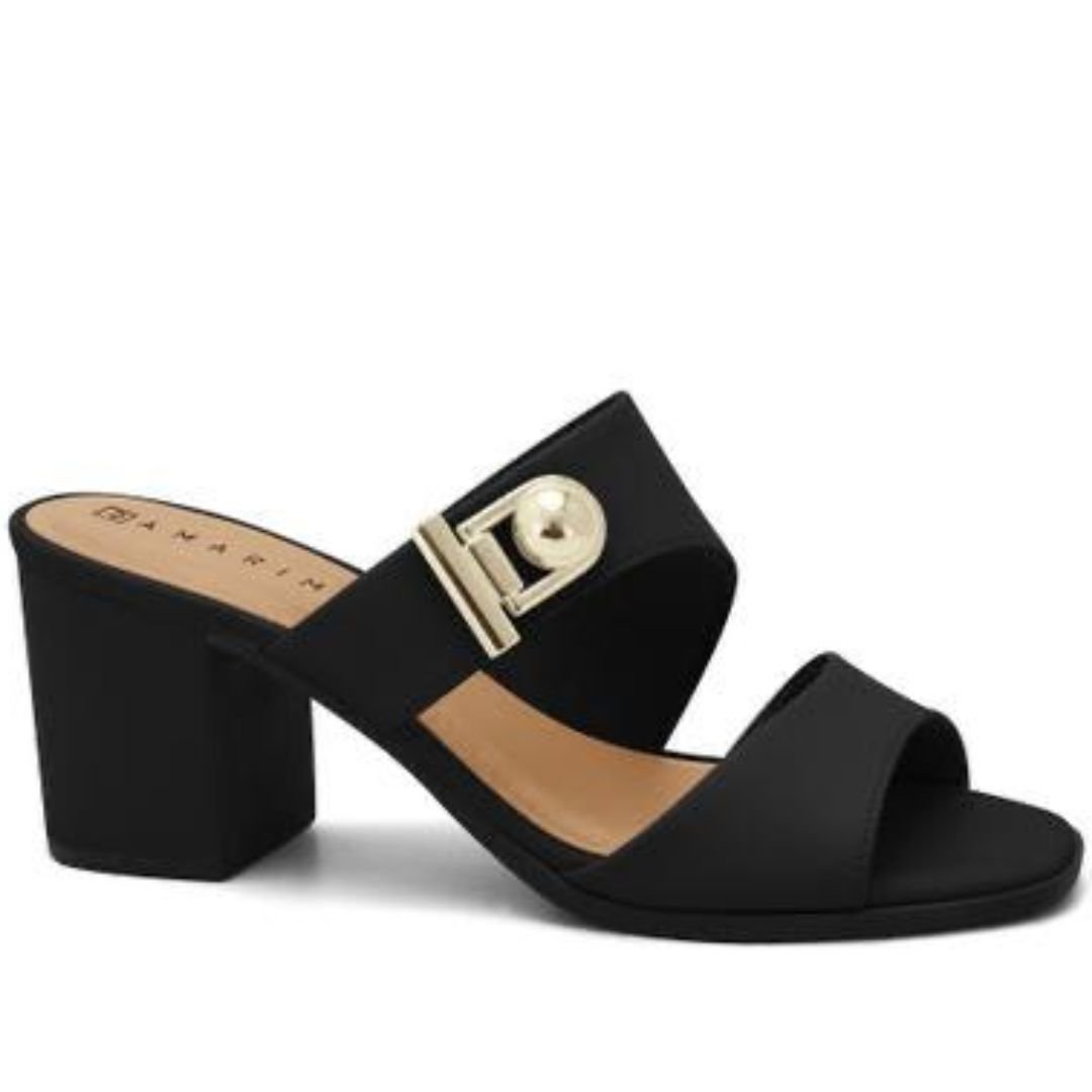 Tamanco Ramarim Preto Feminino Original 26-31201