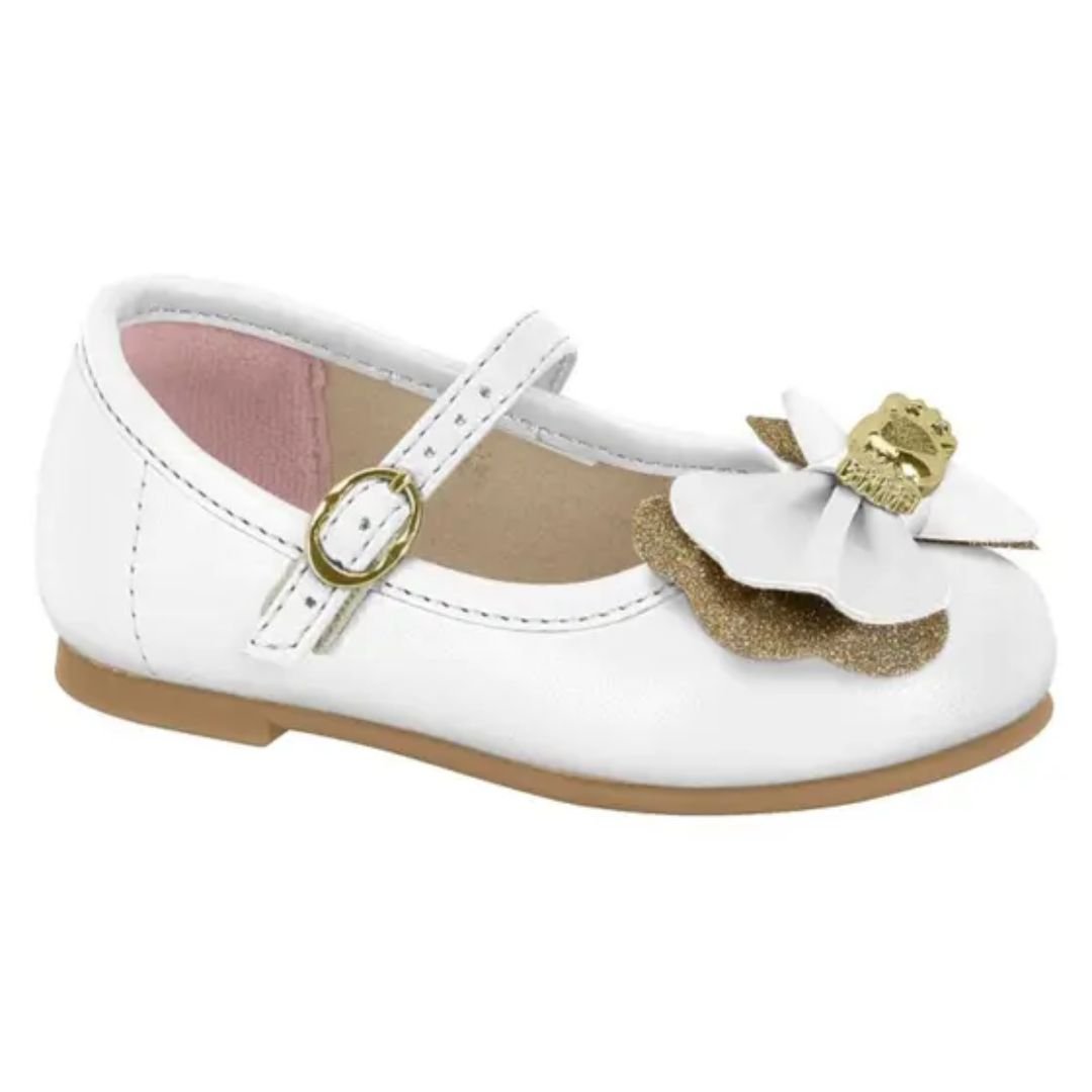Sapatilha Molekinha Branco Meninas Infantil Original 2106.1062