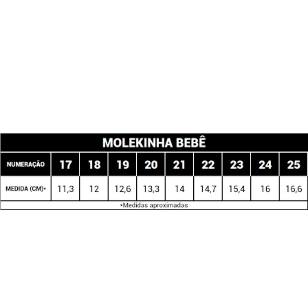Sapatilha Molekinha Branco Meninas Infantil Original 2106.1062 Branco 2