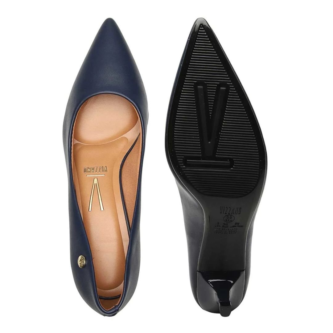 Scarpin Napa Vizzano Navy Feminino Original 1122.828 Navy 3