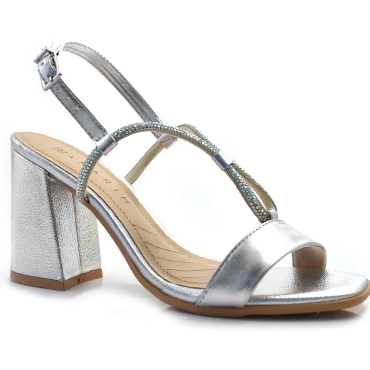 Sandalia Ramarim Prata Feminino Original 24-41201
