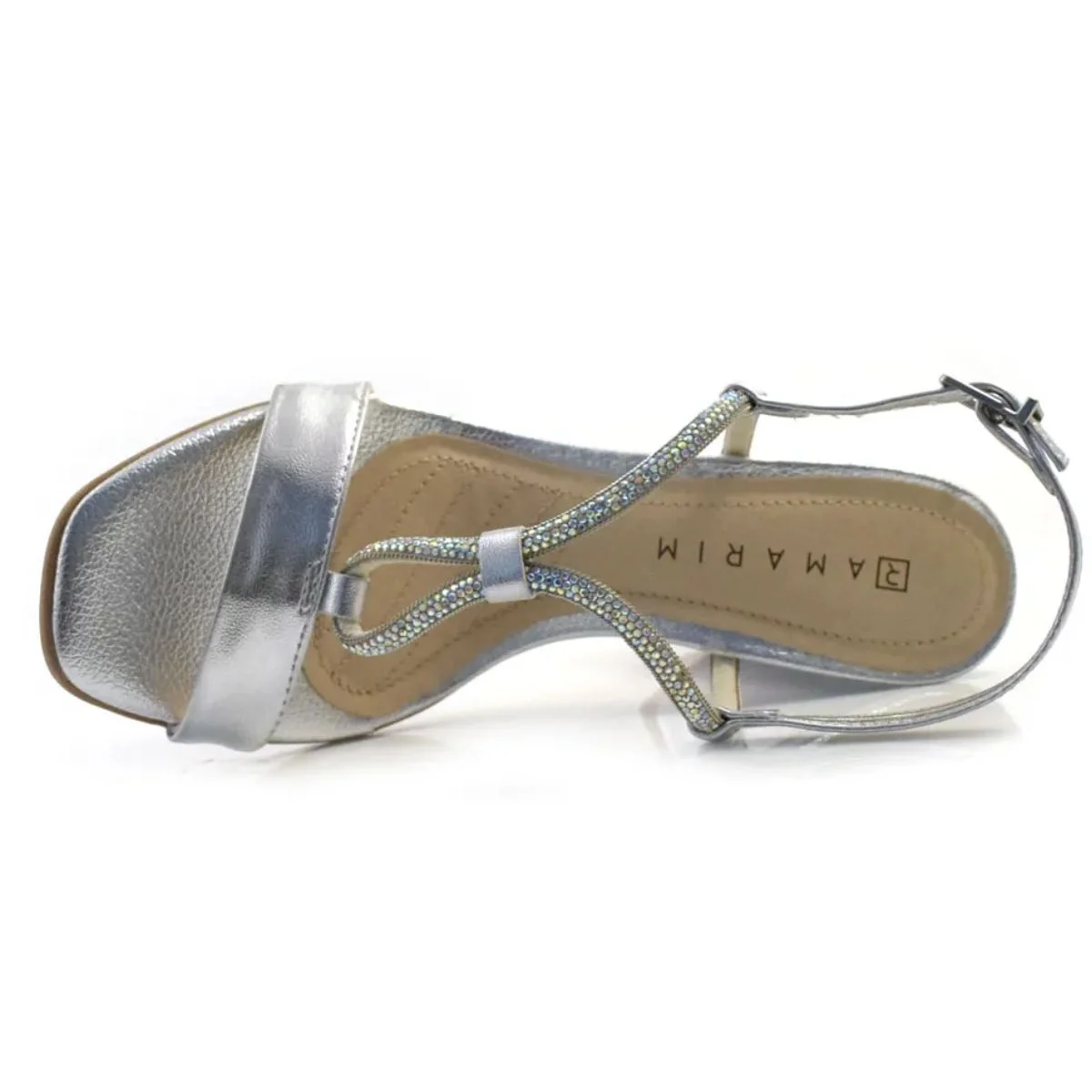 Sandalia Ramarim Prata Feminino Original 24-41201 Prata 3