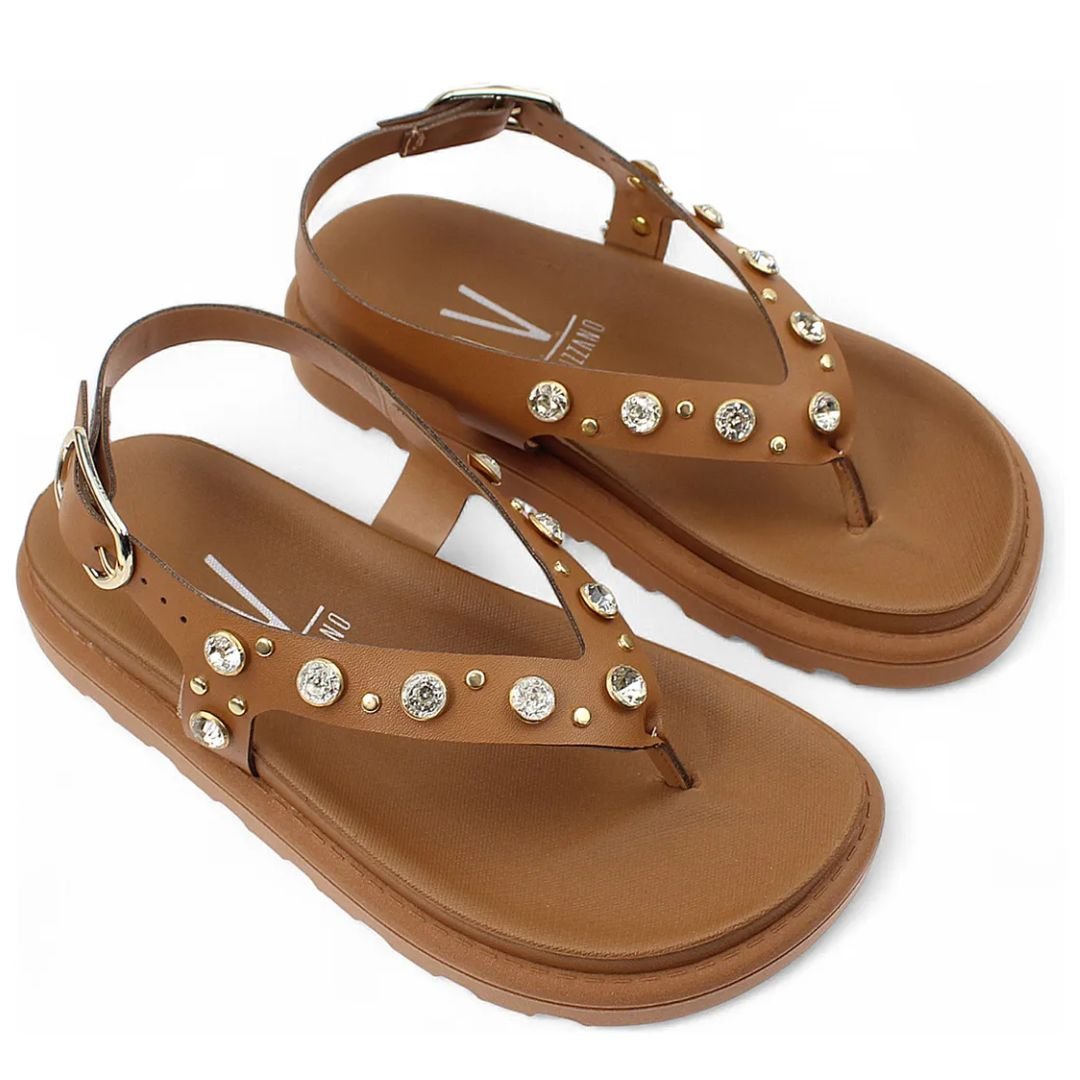 Sandalia Vizzano Mocca Feminino Original 6510.125 Mocca 2