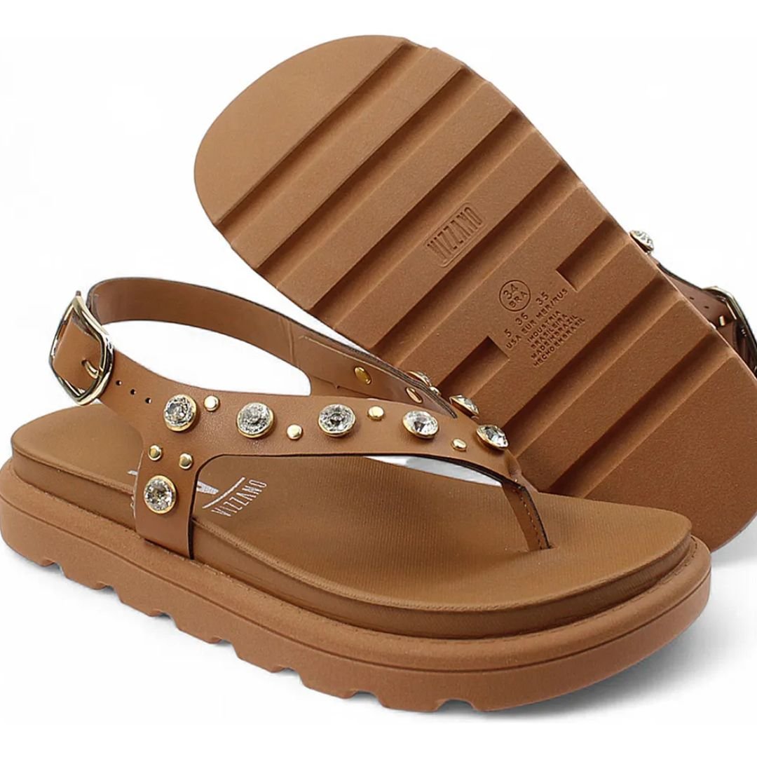 Sandalia Vizzano Mocca Feminino Original 6510.125 Mocca 3