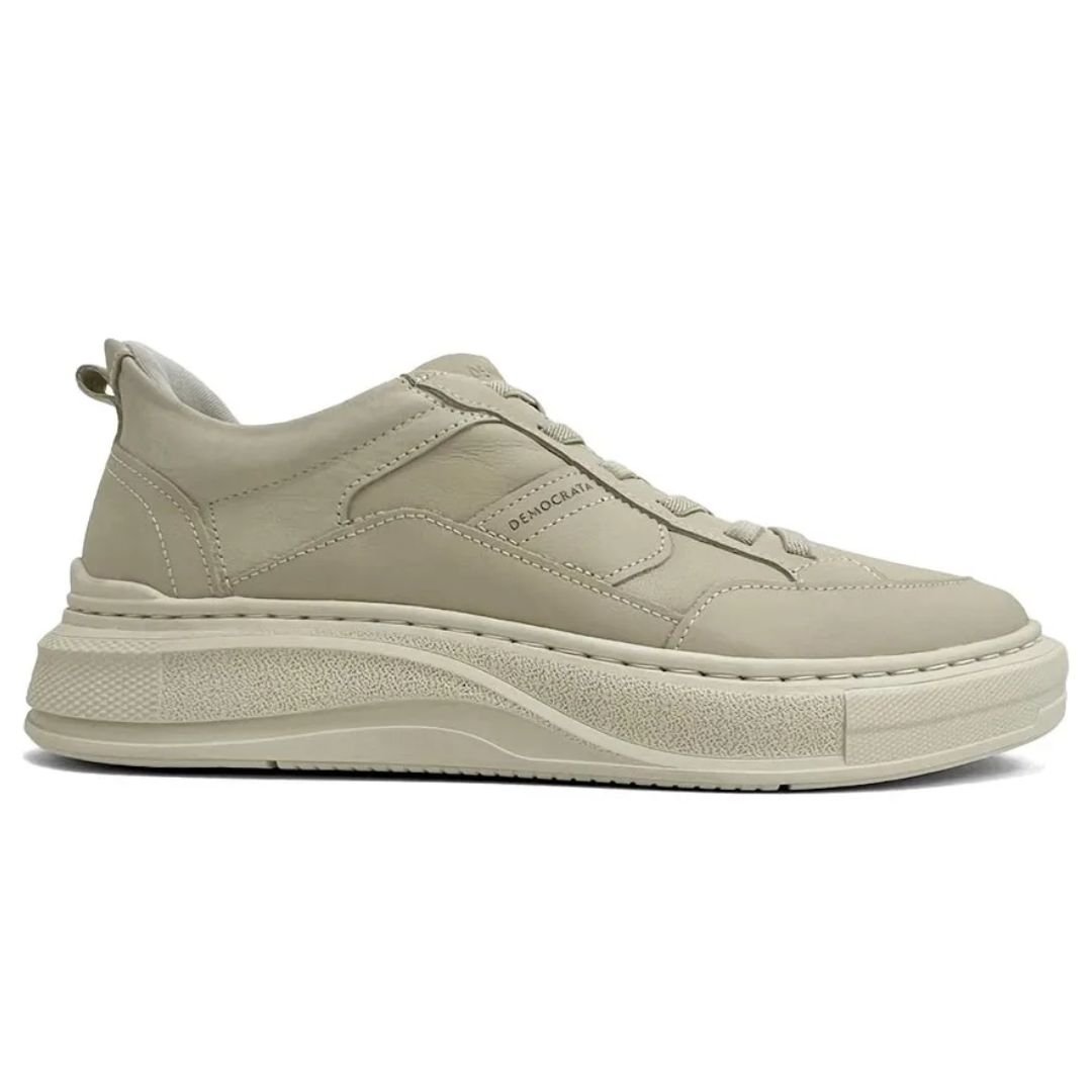 Sapatenis Democrata Creme Masculino Original 653101