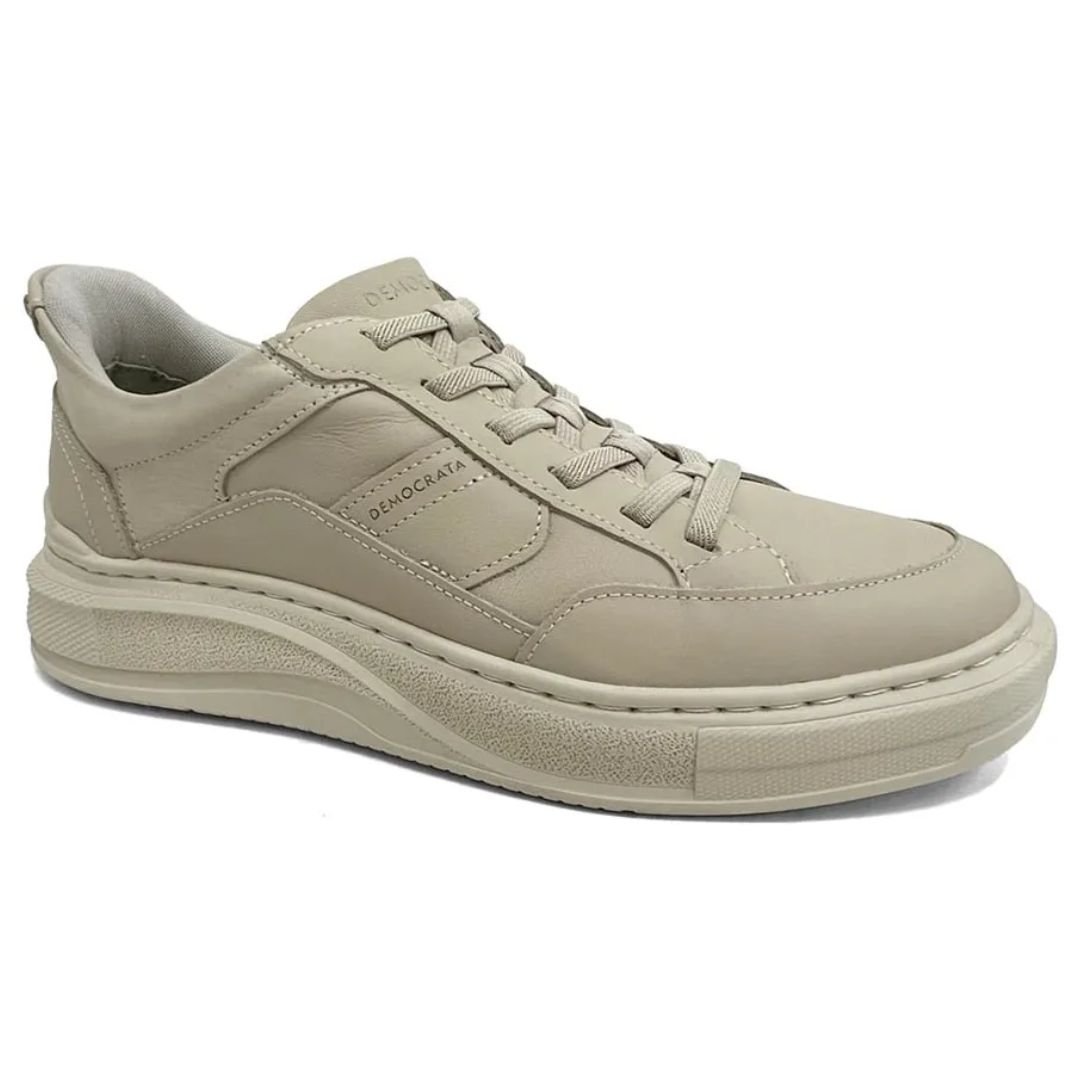 Sapatenis Democrata Creme Masculino Original 653101 Creme 3