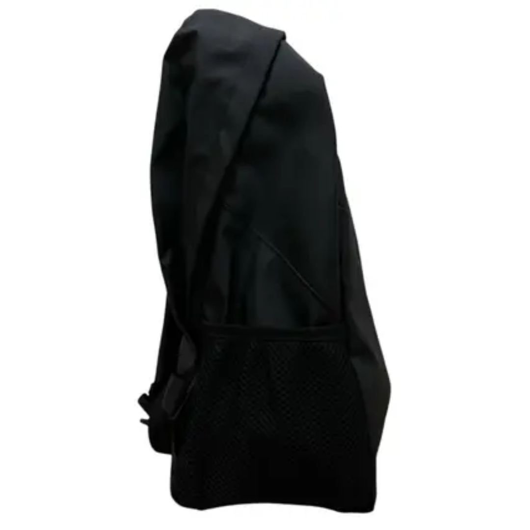 Mochila Risca Preto Roxo Emborrachada Feminino Original 9076 Preto/Roxo 2