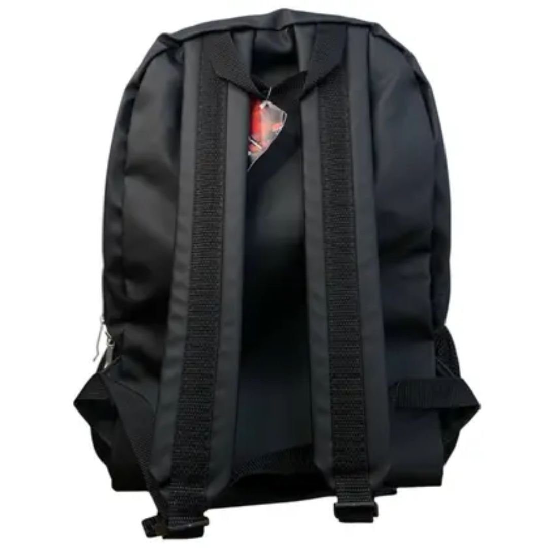 Mochila Risca Preto Roxo Emborrachada Feminino Original 9076 Preto/Roxo 3