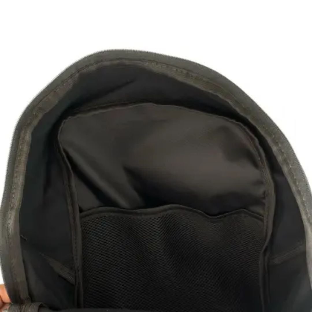 Mochila Risca Preto Roxo Emborrachada Feminino Original 9076 Preto/Roxo 4