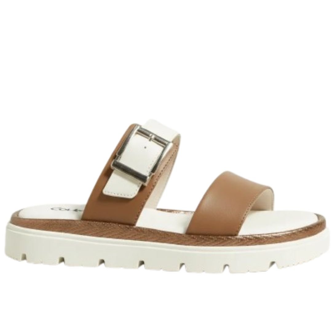Chinelo Comfort Flex Camel Feminino Original 25-46303