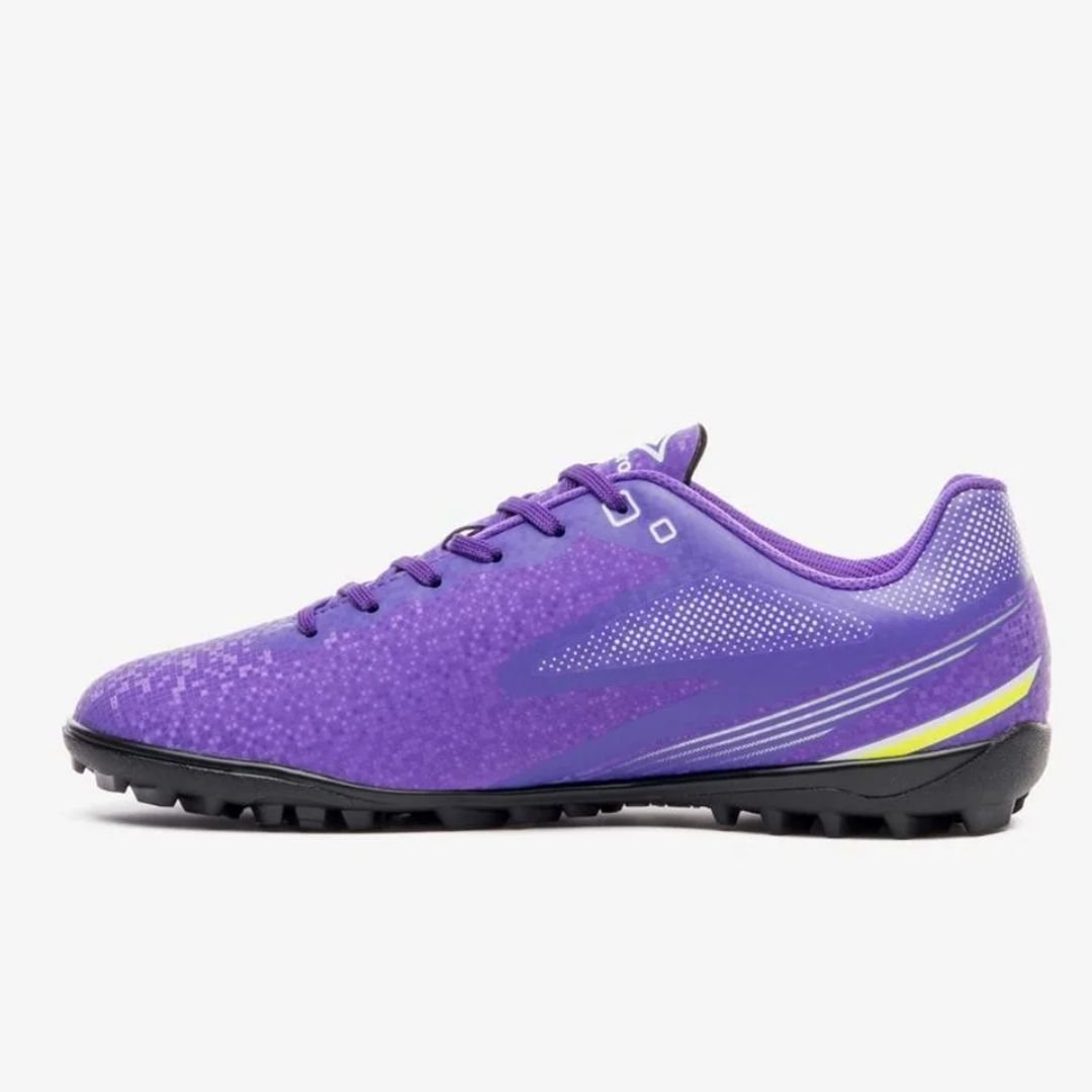 Chuteira Society Umbro Roxo Branco Infantil Menino Techno II Jr Original Roxo/Branco 2