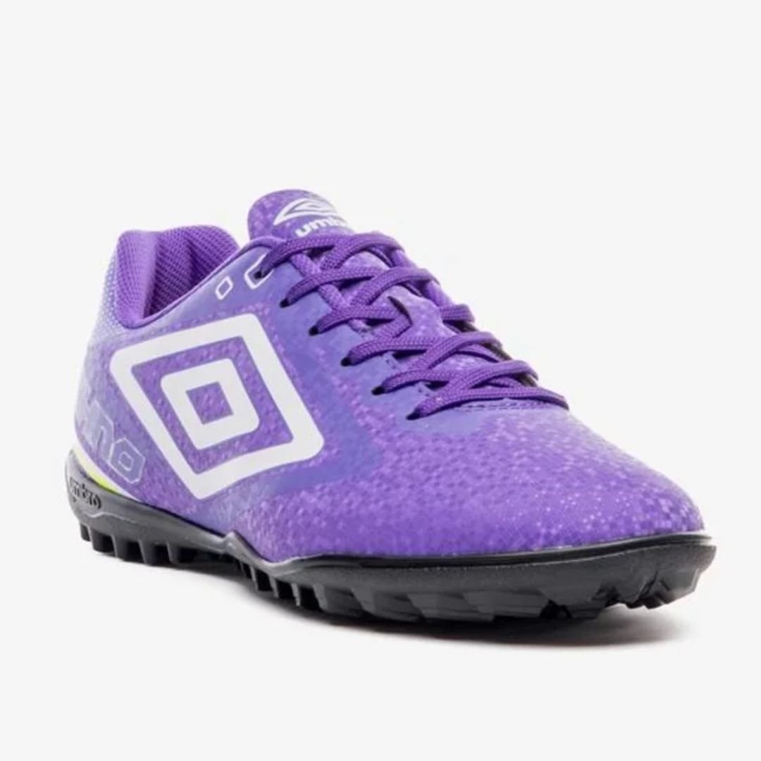 Chuteira Society Umbro Roxo Branco Infantil Menino Techno II Jr Original Roxo/Branco 3