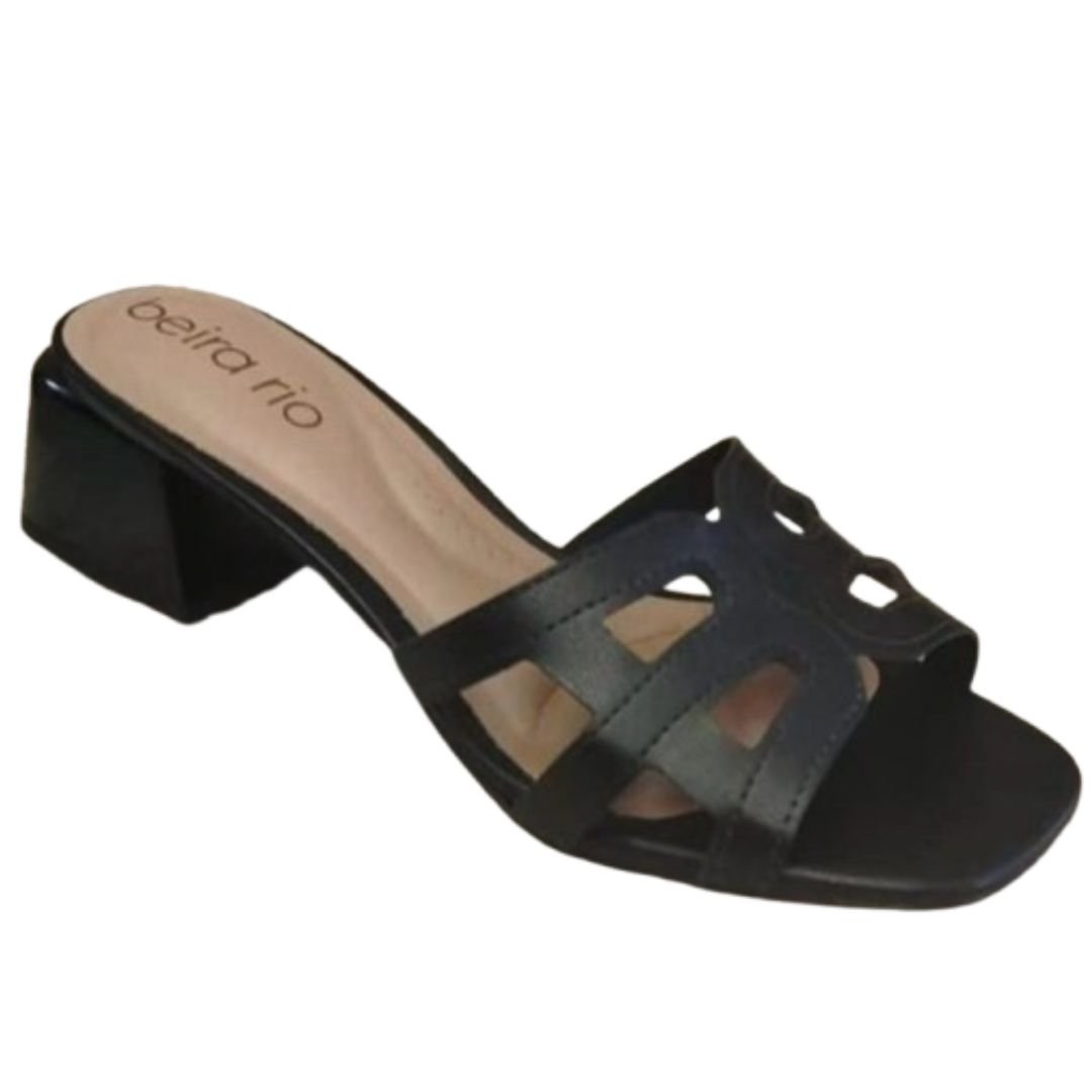 Tamanco Beira Rio Feminino Preto Original 8423.235
