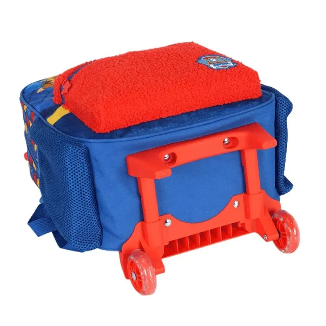 Mochila Escolar Luxcel Azul Vermelho Infantil Menino IC43362 PATRULHA C/RODAS Azul/Vermelho 5
