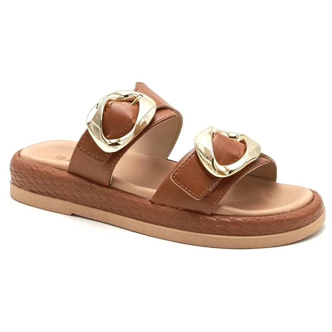 Sandalia Ramarim Café Feminino Original 25-55204 Café 3