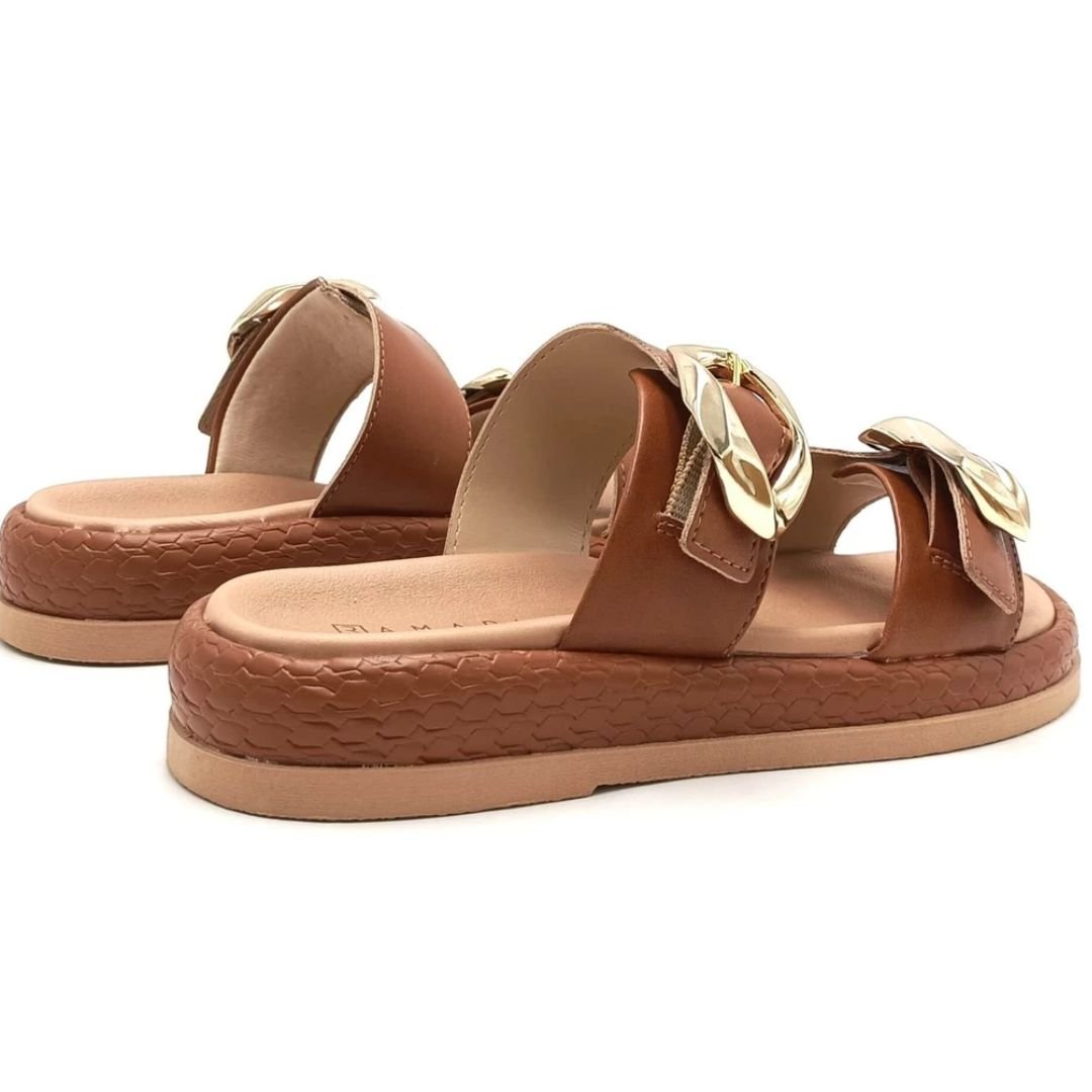 Sandalia Ramarim Café Feminino Original 25-55204 Café 7