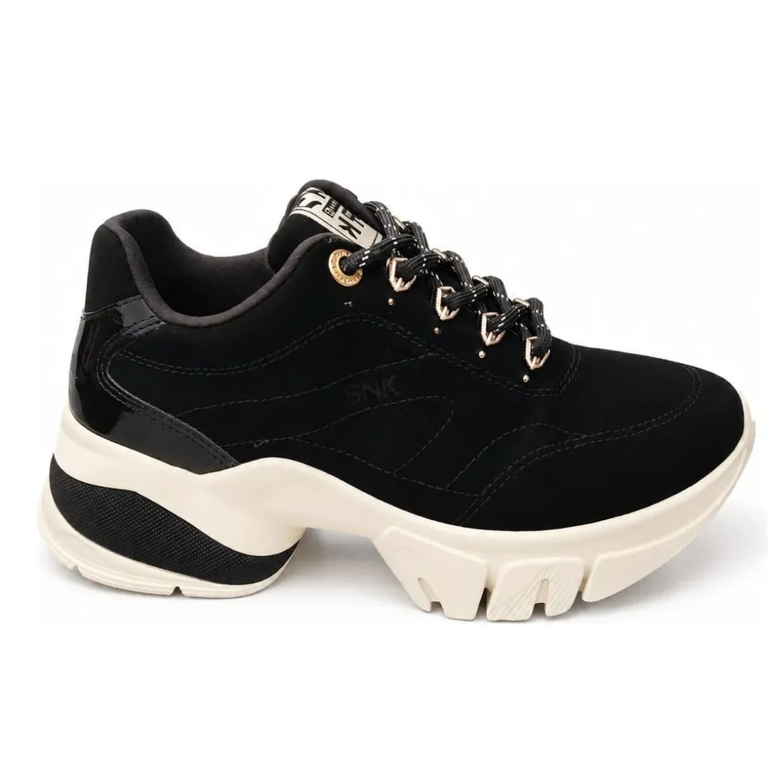 Tenis Ramarim Plataforma Preto Feminino Original 26-80201