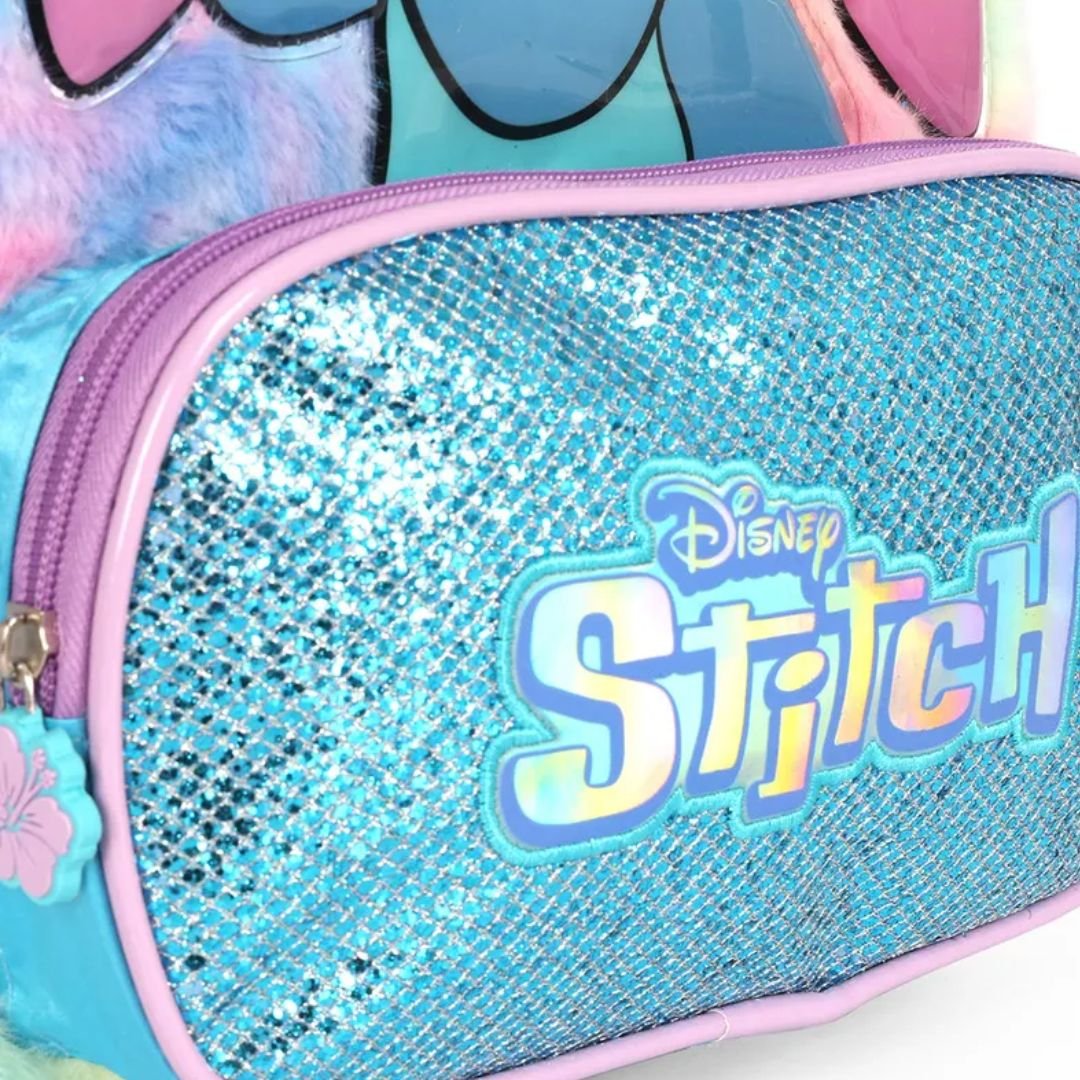 Mochila Luxcel Azul Infantil Menina Stitch Original IS42411 Azul 4