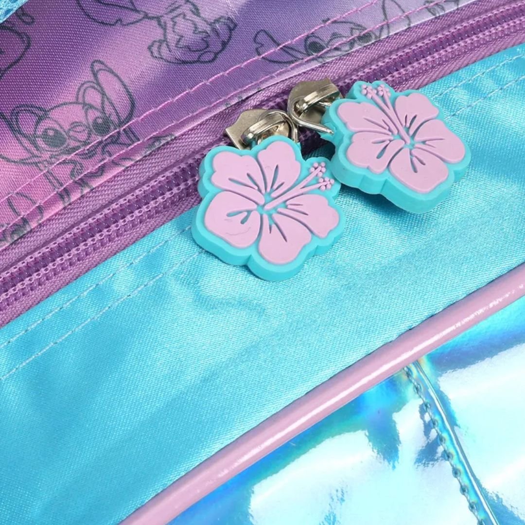Mochila Luxcel Azul Infantil Menina Stitch Original IS42411 Azul 5