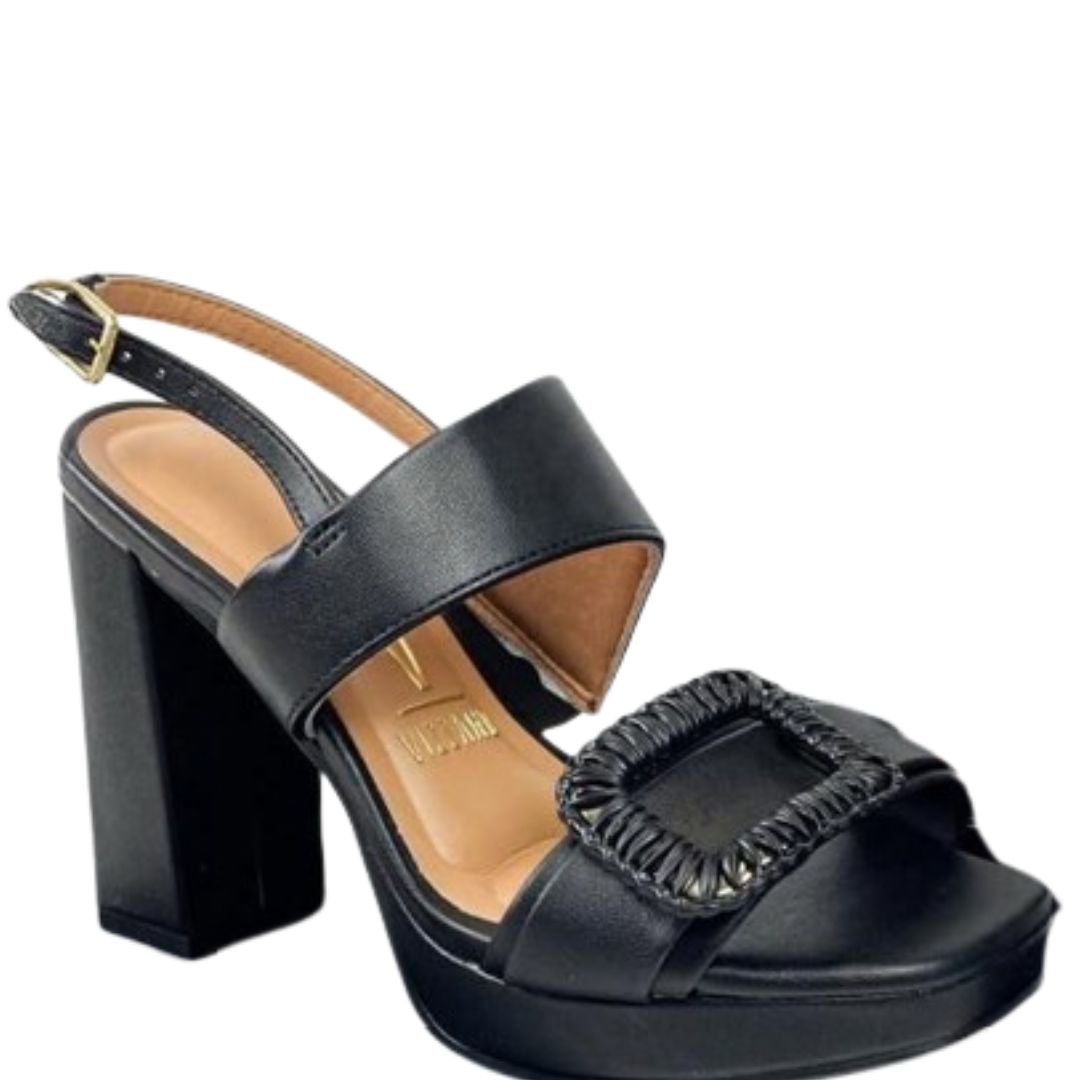 Sandalia Vizzano Preto Feminino Original 6551.107