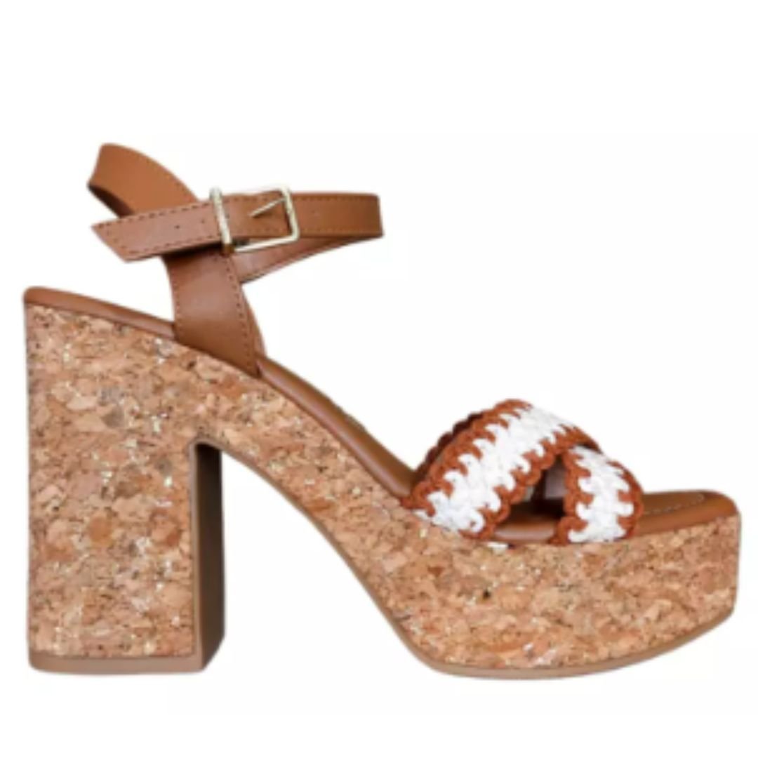 Sandalia Vizzano Camel Feminino Original 6541.102