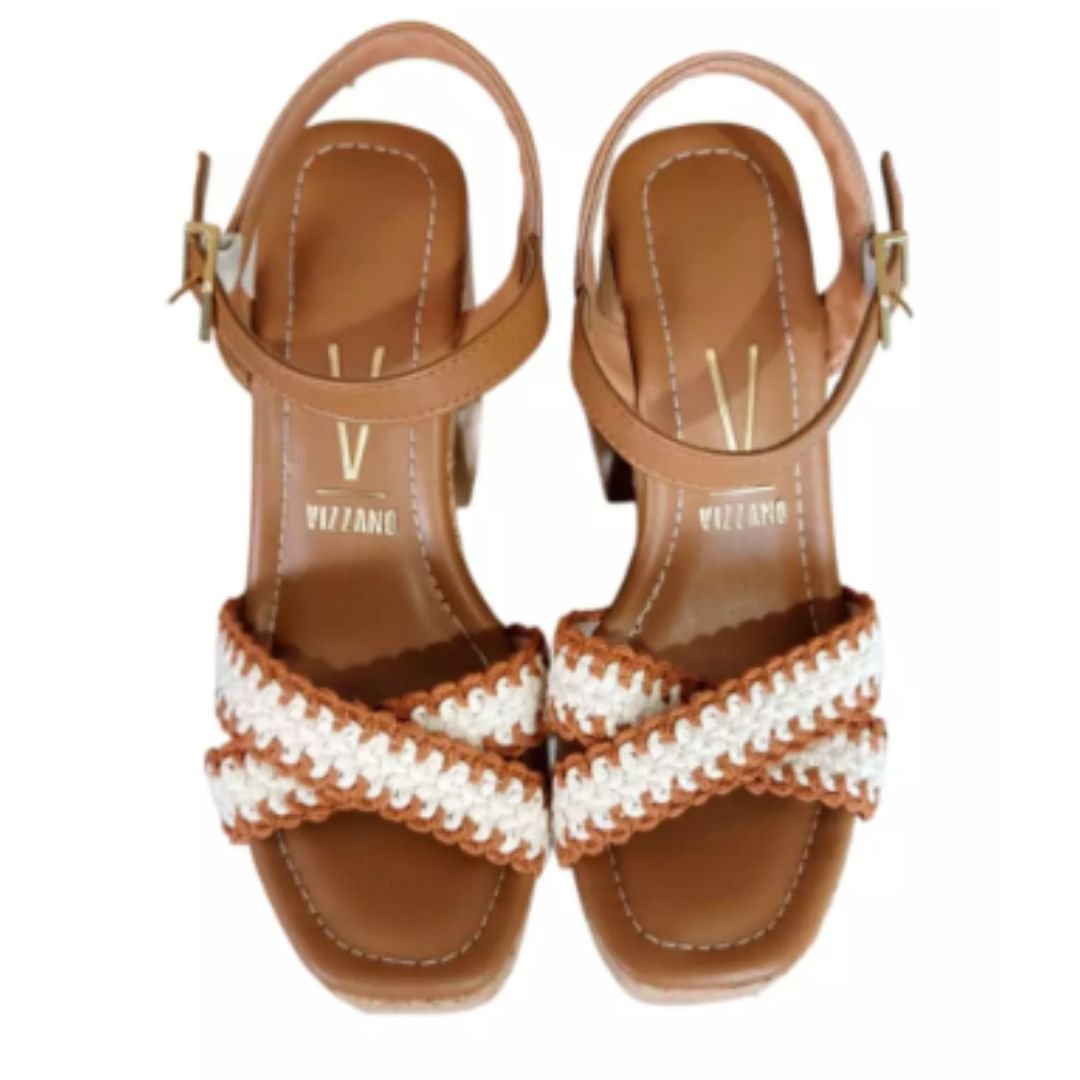 Sandalia Vizzano Camel Feminino Original 6541.102 Camel 2