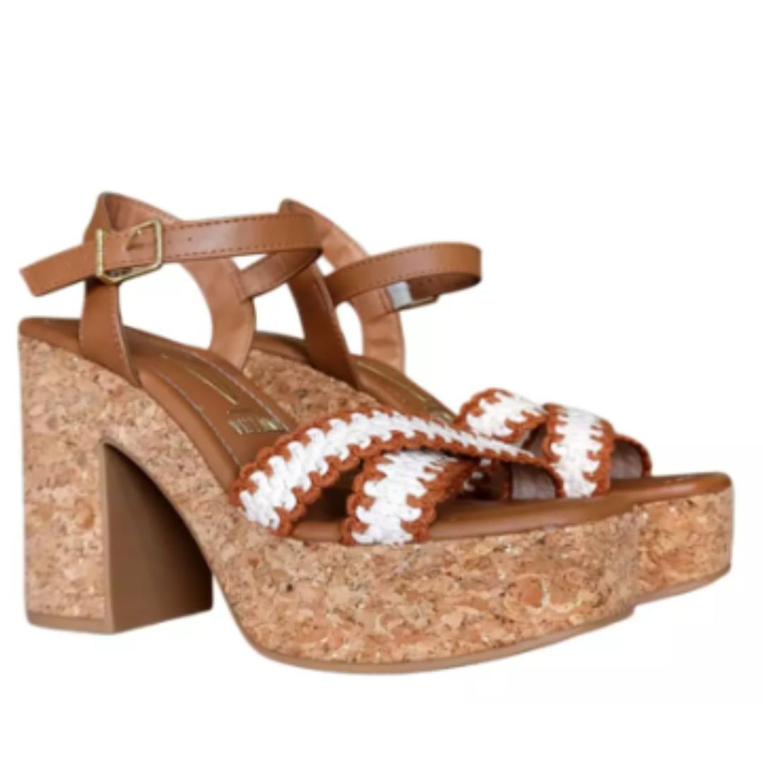 Sandalia Vizzano Camel Feminino Original 6541.102 Camel 5