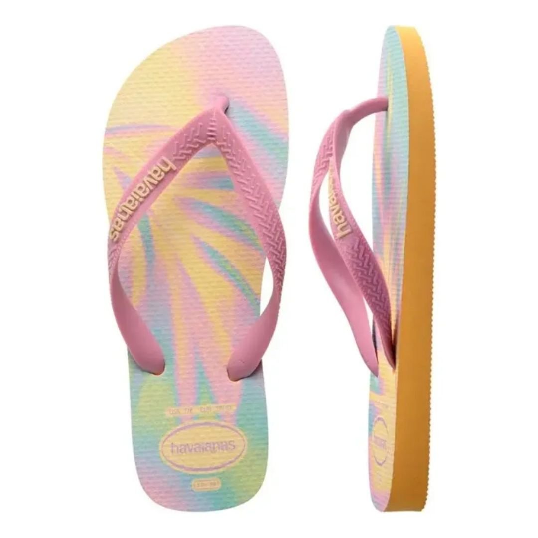 Chinelo Havaianas Amarelo Infantil Menina Top Fashion Original Amarelo 6