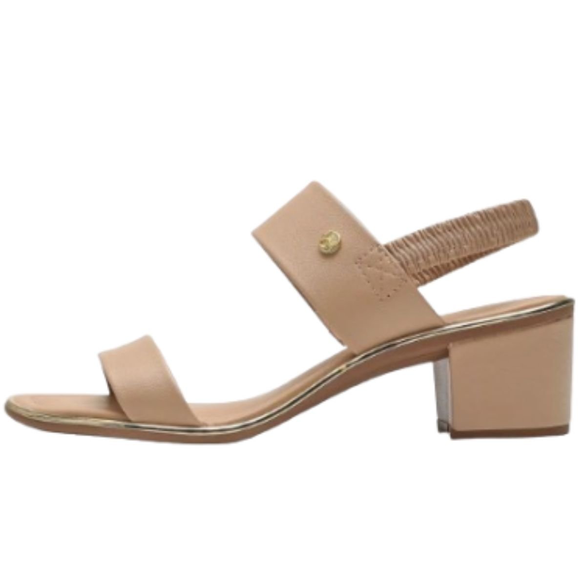 Sandália Beira Rio Bege Feminino Original 8379.221