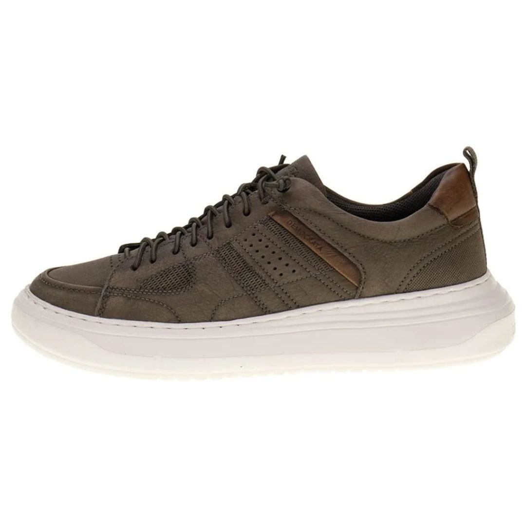 Sapatenis Democrata Oliva Masculino Original 526101 Oliva 2