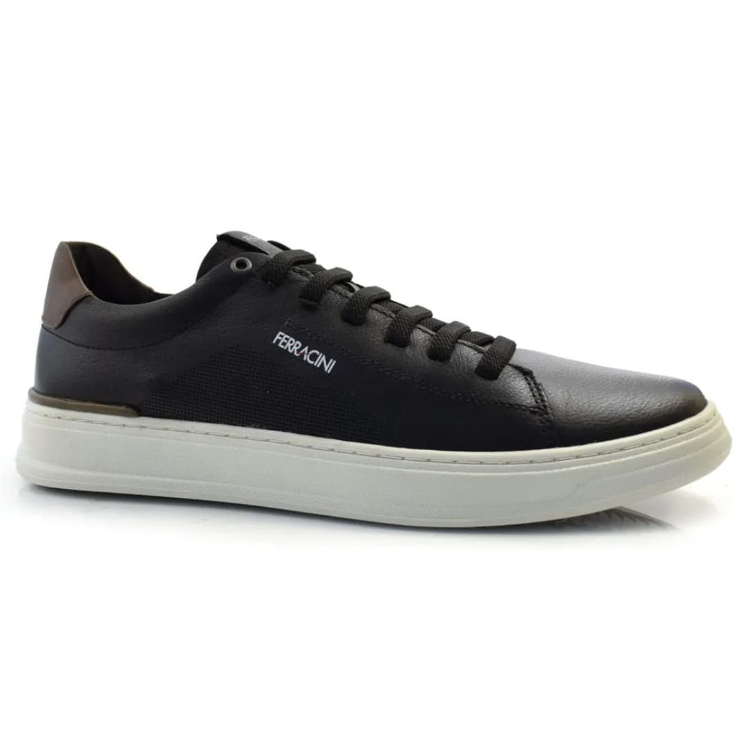 Sapatenis Ferracini Preto Masculino Original 2075 Preto 3